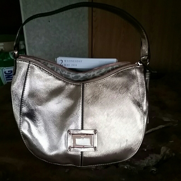 Guess Handbags - Gorgeous Rose Gold Guess Purse